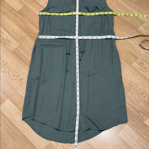 Maurices Sage Green Sleeveless Dress. Comfy Monochrome - Picture 5 of 7